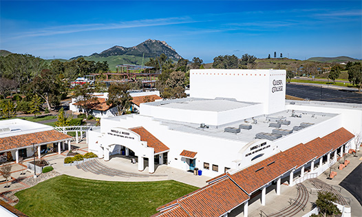 Aerial shot over CPCC